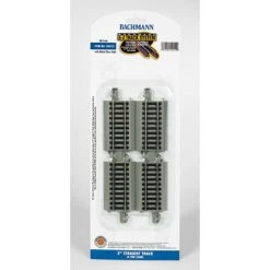 Bachmann EZ Track 3" Straight N/S (4) HO Scale