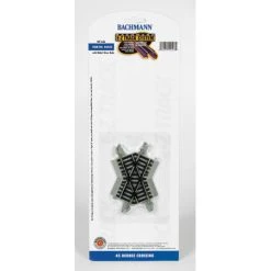 Bachmann EZ Track 45 Degree Crossing Nickel Silver HO Scale