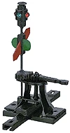 Caboose Industries Sprung High-Level Switch Stand With .190" Travel With Lantern & Targets Switch