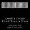 Cannon And Company Radiator Screens GP50 & GP60 Locomotives -Atlas Trains Store CC1406RadiatorScreen