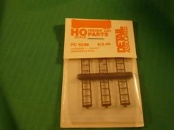Detail Associates Freight Car Ladders -- Short (Modern) Pkg(6)