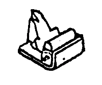 Details West Coupler Knuckle Brackets -- Spare Pkg(2)