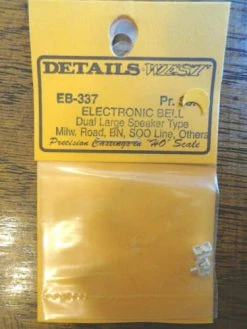 Details West Electronic Bells (2 Pack) Dual Large Speaker Type (MILW, BN, SOO & Others)