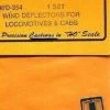 Details West Wind Deflectors -- For Locomotives & Caboose (Etched Steel) -Atlas Trains Store DTW354