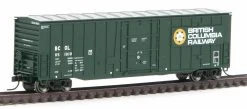 Atlas Trains NSC 50' 5277 Plug Door Box Car British Columbia Railway (BCOL) 851028