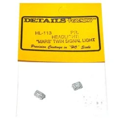 Details West Mars Twin Signal Light Headlight (Pack Of 2)