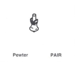 Details West Frame Mount Bell (Pack Of 2)