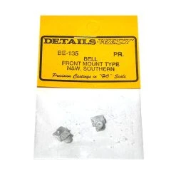 Details West Front Mount Bell For N&W And Southern (Pack Of 2)