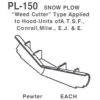 Details West "Weed-Cutter" Snow Plow -Atlas Trains Store EugeneToyAndHobbyDTW150 1