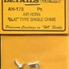 Details West Air Horn Blat Type Single Chime -Atlas Trains Store EugeneToyAndHobbyDTW173 1