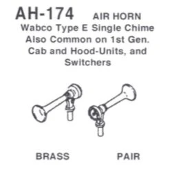 Details West Wabco Type E Single Chime Air Horns