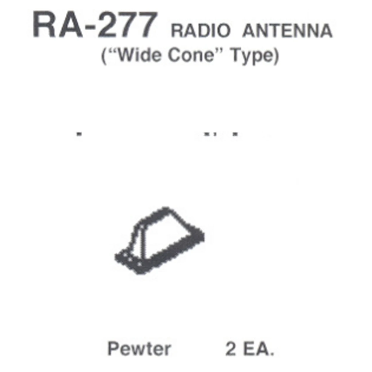Details West Wide Cone Radio Antenna 3 Details West Wide Cone Radio Antenna
