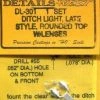 Details West Ditch Lights With Lenses & Bulbs Late Style -Atlas Trains Store EugeneToyAndHobbyDTW301 2