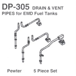 Details West Drain & Vent Pipes For Hood Unit Fuel Tanks