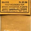 Details West Half Round Top Spark Arrestor -Atlas Trains Store EugeneToyAndHobbyDTW319 1