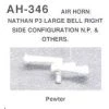 Details West Nathan P-3 Large Right Bell Configure Air Horn -Atlas Trains Store EugeneToyAndHobbyDTW346 1