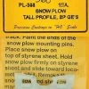 Details West SP GE Diesel Tall Profile Snow Plow -Atlas Trains Store EugeneToyAndHobbyDTW368 1