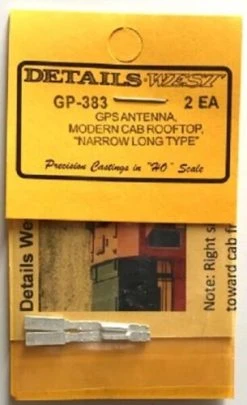 Details West Narrow Long Modern Cab Rooftop GPS Antenna