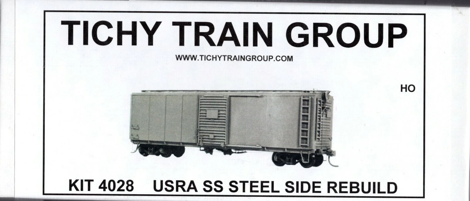 Tichy Trains USRA 40' Rebuilt Boxcar With Steel Sides Upgrade 4 Tichy Trains USRA 40' Rebuilt Boxcar With Steel Sides Upgrade - Image 2