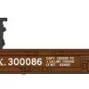 WalthersMainline 85' General American G85 Flatcar Trailer-Train #300086 (brown) -Atlas Trains Store EugeneToyAndHobbyW105535 1