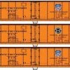 Accurail 40' Steel Reefer Kit Pacific Fruit Express 3 Car Pack -Atlas Trains Store EugeneToyAndHobbyacu8109 1
