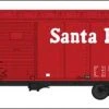 Bowser Manufacturing 40' Single-Door Boxcar ATSF Santa Fe #144427 -Atlas Trains Store EugeneToyAndHobbybow42733 2