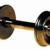 Blair Line 33" All Brass Insulated Wheel Sets HO Scale (100 Pack) -Atlas Trains Store IMR40055