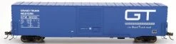 Intermountain Railway HO Scale - 60' PS-1 SD Boxcar - Grand Trunk Western #383414 - Blue -