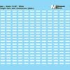 Microscale Industries Reflector Stripes White HO Scale 4 X 18 HO Decal Set -Atlas Trains Store MSI4390 6a01d6a6 edd2 4fe8 8906 b075f41f00d5