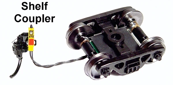 Blair Line End Of Train Device With Kadee #119 Shelf Coupler, 33" Wheels 3 Blair Line End Of Train Device With Kadee #119 Shelf Coupler, 33" Wheels