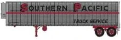 Trainworx 40' Corrugated Reefer Semi Trailer - Assembled -- Southern Pacific #55-0009