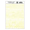 Woodland Scenics Roman Letter Yellow Decals -Atlas Trains Store WOOMG705 8be53855 4088 4ab0 aa5e f8553e7c903c