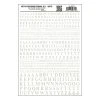 Woodland Scenics Roman Letter Condensed White Decals -Atlas Trains Store WOOMG719 d2ec2360 1955 4b1f 8ecd 6f875407c8af