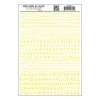 Woodland Scenics Gothic Letter Yellow Decals -Atlas Trains Store WOOMG724 c50c9353 865a 46cf 9c00 40ae6b675882