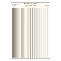 Woodland Scenics Stripe Gold Decals