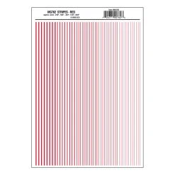 Woodland Scenics Stripe Red Decals