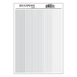 Woodland Scenics Stripe Silver Decals