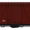 Accurail Fowler 36' Wood Boxcar Canadian Pacific 104258 Red With White Lettering (HO Scale)