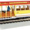 Bachmann Cable Car With Grip Man Standard DC Powell & Mason Streets #15 (yellow, Red) 1 Bachmann Cable Car With Grip Man Standard DC Powell & Mason Streets #15 (yellow, Red) -Atlas Trains Store cable car with grip man standard dc 160 60538 big