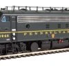 WalthersProto EMD FP7 - F7B Standard DC -- Pennsylvania Railroad 9846A, 9846B (Brunswick Green, Single Dulux Gold Strip