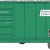 Rapido Trains Inc. Evans X72A Boxcar - Ready To Run -- Penn Central (Jade Green, White, Small Logo) -Atlas Trains Store evans x72a boxcar 6 pack ready to run 606 139003 big