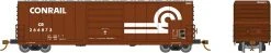 Rapido Trains Inc. Evans X72A Boxcar 6-Pack - Ready To Run -- Conrail (Boxcar Red, Large Logo)