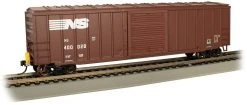 Bachmann Norfolk Southern #400028 (Boxcar Red) ACF 50'6" Outside-Braced Boxcar - Flashing Rear End Device