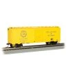 Bachmann Pullman-Standard PS-1 40' Steel Boxcar Ready To Run Silver Series(R) Delaware & Hudson 19691 (Yellow, Black, Circle Script Logo) -Atlas Trains Store lg160 16009