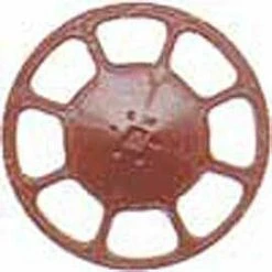 Kadee Quality Products Kadee #2035 Modern Brake Wheels HO Scale -- Red Oxide Pkg(8) HO Scale