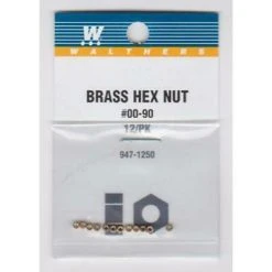 Walthers Tools And Screws Brass Hex Nuts