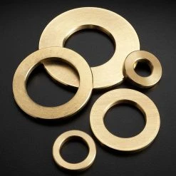 Northwest Short Line Thrust Washer, 6.0mm ID X 9.0mm OD X .010" Thick, Bronze (50/pk)