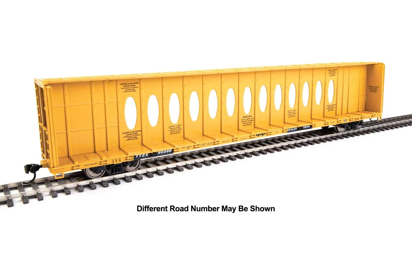 WalthersMainline 72' Centerbeam Flatcar W/Opera Windows - Ready To Run -- Trailer Train TTZX #86288 3 WalthersMainline 72' Centerbeam Flatcar W/Opera Windows - Ready To Run -- Trailer Train TTZX #86288